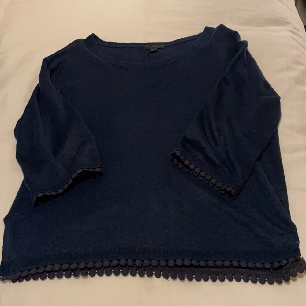 J Crew boat neck sweater